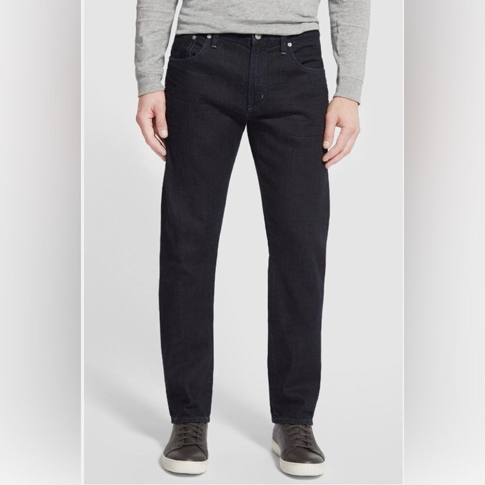CITIZENS OF HUMANY Core Slim Straight Mens classic denim dark jeans 36